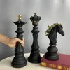 Decorative Objects Figurines Resin International Chess Statue Creative Retro For Interior Home Decor Livingroom Desktop Decoration Desk Accessories 231129