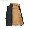 Gilets pour hommes DIMUSI automne hiver hommes gilet mâle coton épais chaud gilet polaire thermique doux gilets hommes coupe-vent sans manches veste 7XL Q231129