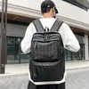 Sac a dos 2021 luxo grande mochila preto escola à prova dwaterproof água saco pacote na moda tecido grande couro do plutônio mochilas dos homens portátil bags243b