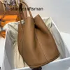 Genuine Leather Garden Bag Fully handmade hand sewn high-end genuine leather women's classic and versatile party L with logo