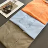 Broderie Designer Luxe Hommes T-shirts 100% Coton Peignage Bonne Quanlity Motif Relief Manches Courtes Crewneck Top Pour Couples Tees