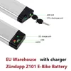 Batterie de vélo électrique pliante d'entrepôt de l'ue 36V 10.5AH batterie au Lithium pour Zundapp Z101 ebike 350W 500W