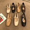 Flats Dress Bailamos Casual Comfortable Soft Boat Loafers Ballerina Shallow Round Toe Ballet Flat Shoes Women Slip On Si daca