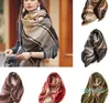 Scarves Winter Women Head Neck Warm Scarf Long Thick Pashmina Female Cashmere Imitation Shawl Fashion Muffler Handmade