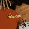 Encantos Qitian Halloween Nome Colar Ouro Aço Inoxidável Gótico Personalizado Wold Chain Presente para Mulheres 231128