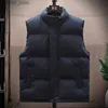 Gilet da uomo Gilet da uomo Giacca Autunno Inverno Gilet di grandi dimensioni Giacca senza maniche Tinta unita Piumino bianco Streetwear Moda 2023 Uomo Q231129