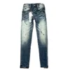 Diseñador de jeans morados Jean Mens Pantalones de mezclilla Pantalones de moda Diseño directo Retro Street Wear Pantalones de chándal Mujeres Robin 2on7