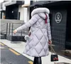 2050 New style Big fur winter coat thickened parka women stitching slim long winter coat down cotton ladies down parka down jacket women