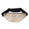 Waist Bags Mini Sequin Shiny Leather Crossbody Chest Bag Women Zipper Fanny Pack