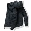 Chaquetas para hombre con capucha senderismo ciclismo chaqueta hombres otoño bombardero al aire libre impermeable rompevientos deportes Casual abrigos de carga 231129