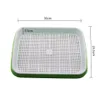 Planters & Pots Double-Layer Sprouts Nursery Tray Hydroponics Seed Sprouting Trays Vegetables Flower Plant Germination Box 5 Sets2912