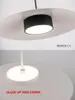 Lámparas colgantes Comedor LED Araña Sala de estar Mesa de dormitorio Barra pequeña Luz Negro Oro Blanco