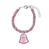 Vêtements de chien Collier pour animaux de compagnie Collier de chat de luxe à la mode avec pendentif en strass Accessoire de cercle de cou élégant