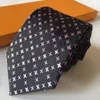 Tie Designer Fashion Men's Silk Tie Jacquard Letter Tie Classic Business Men Luxury Slips