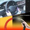 Steering Wheel Covers Customized Car Streeing Cover For 208 2008 Suede Braid Non-slip