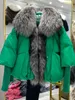 Women's Fur Faux Fur 2023 Big Natural Fox Fur Collar Real Fur Coat Winter Jacket Women Thick Warm Duck Down Streetwear Outerwear Fashion 231129