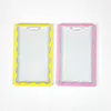 Card Holders Transparent Holder With Key Ring For Students Po Sleeves Bus Student Case Protector