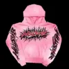 Hellstar Men's Hoodies Sweatshirts Y2K Hoodie Sweatshirt Hellstar Hip Hop Bet Graphic Print Pink Overdimased Hooded Men Women Harajuku Gothic Tops 171