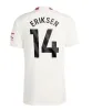 23 24 Rashford Soccer Jerseys Stone Roses Garnacho Hojlund B. Fernandes Martinez Dalot Casemiro Shaw Antony Mainoo Kids Third 2023 2024 Fotbollskjorta Set Set Set