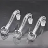 Bent Curve Glass Oil Burner Pipe Multipurpose 10mm 14mm 18mm Male Female Banger Nail for Dab Rig Bong Smokng Accessories