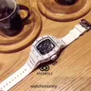 Designer Ri mliles Orologi di lusso Orologi da polso meccanici fantastici Factory rm055 multifunzione da uomo Engrwolf nastro in ceramica bianca da uomo 2023 Stile