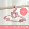 Organisation 1030pcs Baby Hangers Closet Organizer Kinder Kleidung Rack Nonslip Kleiderbügel Garderobe Space Saver Kinder Trockenstange 2022