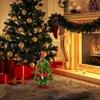 Bambole di peluche che cantano ballano albero di Natale bambola musicale divertente giocattolo oscillante con e 231128