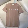 New Summer Letter Printing Tees T-shirt da donna da uomo girocollo in cotone manica corta coppia allentata mezza manica all'ingrosso di moda