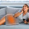 Koc elektryczny koc elektryczny podgrzewany temperatura rzut z łóżka jedno podkładka sofa pokrywa kanapy Q231130