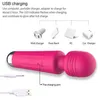 Вибраторы Беспроводные фаллоимитаторы Mini Av Vibrator Magic Wand для женщин Clitoris Sti