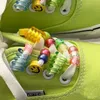 Shoe Parts Accessories 6PCSSet couleur résine perles charmes perlé Sneaker fille cadeau décoration bricolage lacets boucles chaussures accessoires 231128