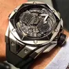 2024 RM Miller Vollmechanische Uhren -Herren Tattoo Tattoo Second Generation Hollow Stanson Sports Edition