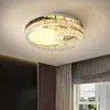 Plafoniere Modern Ring Luxury K9 Crystal LED Light Illuminazione residenziale Soggiorno Camera da letto Studio Lampada da pranzo 3 anni