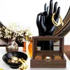 Watch Boxes Storage Box Container Case Wood Drawer Organizer Jewelry Man Mens Bracelets