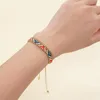 Strand Rice Ball Bracelet Hand geweven Popple Patroon Fashion Simplicity Nation Bohemia Verstelbare unisex kralen