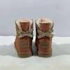 2024 Kids Australian Boots Boys Mini Girls Big Children Tasman Slajdes Puszysty futrzane małe dzieci klasyczne botki zimowe ciepłe buty projektanta rozmiar US 5C-5Y 21-37 EUR 21-37