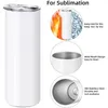 2 Days Delivery 25pc/carton Mugs STRAIGHT 20oz Sublimation Tumbler Blank Stainless Steel Mugs DIY Tapered Vacuum Insulated Car Coffee