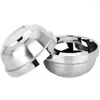 Bowls Stainless Steel Bowl Eco-friendly Anti-Rust Fruit Vegetable Container For Home Kitchen Office Eating
