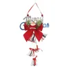 Juldekorationer 14x30 cm Plastic Bell Navidad Electricating Bells String Decoration Accessories Xmas Tree Pendant 2023