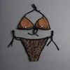 2023 FD Kvinnor badkläder designer bikinis sommar mode baddräkt kvinnor dam tryckte en bit tankinis sexig bikini fd bikini