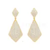 2023 Cadermay Trendy S Moissanite Earrings Studded Wedding Jewelry Elegant Shiny Square Diamond Earrings For Women