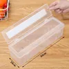 Organisatie 33cm Cling Film Cutter Food Wrap Foil Dispenser Keuken Opbergdoos Plastic Sharp Cutter Holder keukengereedschap Accessoires Gadgets