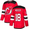 New Jersey Hockey Devils 7 Maglia Dougie Hamilton 18 Dawson Mercer 28 Damon Severson 90 Tomas Tatar 63 Jesper Bratt Jack Hughes Nico Hischie