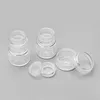 1 3 5 10 20 30 Gram Jars Cosmetic Sample Empty Container, 5ML Plastic, Round Pot, Screw Cap Lid, Small Tiny 5G Bottle, for Make Up, Eye Mfbc