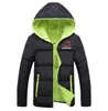 Men039S Down Parkas 2021 Jacket Male Senna Logo Print Custom Made Men Winter Warm Man Zipper Kläder Tops278E3703774