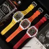 Diseñador Ri mliles Relojes de lujo Reloj mecánico automático Richa Milles Rm11-03 Movimiento suizo Espejo de zafiro Correa de reloj de caucho importada Marca deportiva para hombre TFPG