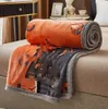 Top Mink Fur Fabric Blanket Winter Thickened Office Nap Blanket Quilt for Bed Sofa Blankets