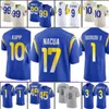 17 Pka Nacua Football Jersey Cooper Kupp Matthew Stafford Aaron Donald Allen Robinson II Jerseys