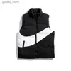 Gilet da uomo Gilet da uomo Giacca Nuovo inverno Divertente Stampa Caldo piumino di cotone Gilet imbottito Giacche senza maniche Gilet maschile Homme Sport Panno di marca Q231129