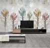 Wallpapers Bacal Custom 3D Po Wallpaper Modern Colorful Feather Wall Mural Living Room Sofa TV Background Papel De Parede